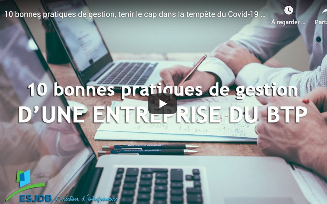 atiques de gestion pour tenir le cap Mercredi#6 ESJDB bonnes pratiques